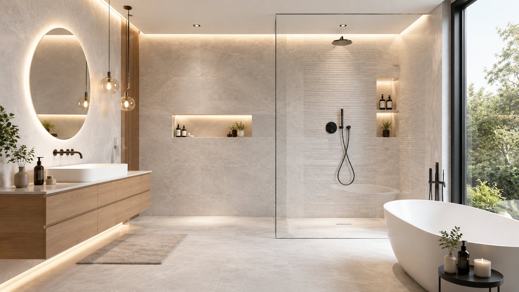 Tile showroom display